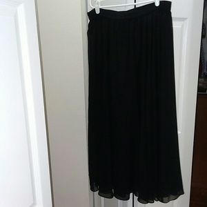 Adriana Papell black evening skirt size 16